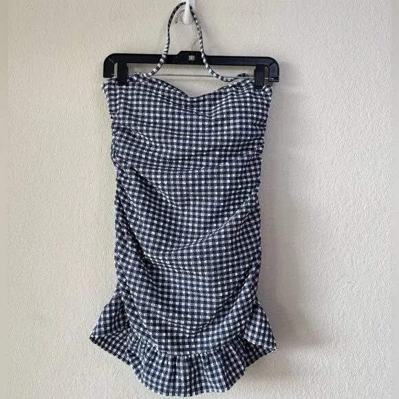 J. Crew Gingham One-Piece Swimsuit - Picture 3 of 10